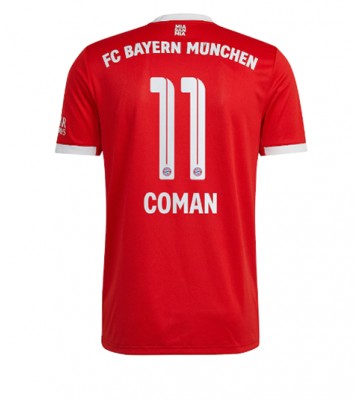 Bayern Munich Kingsley Coman #11 Hjemmedrakt 2022-23 Kortermet
